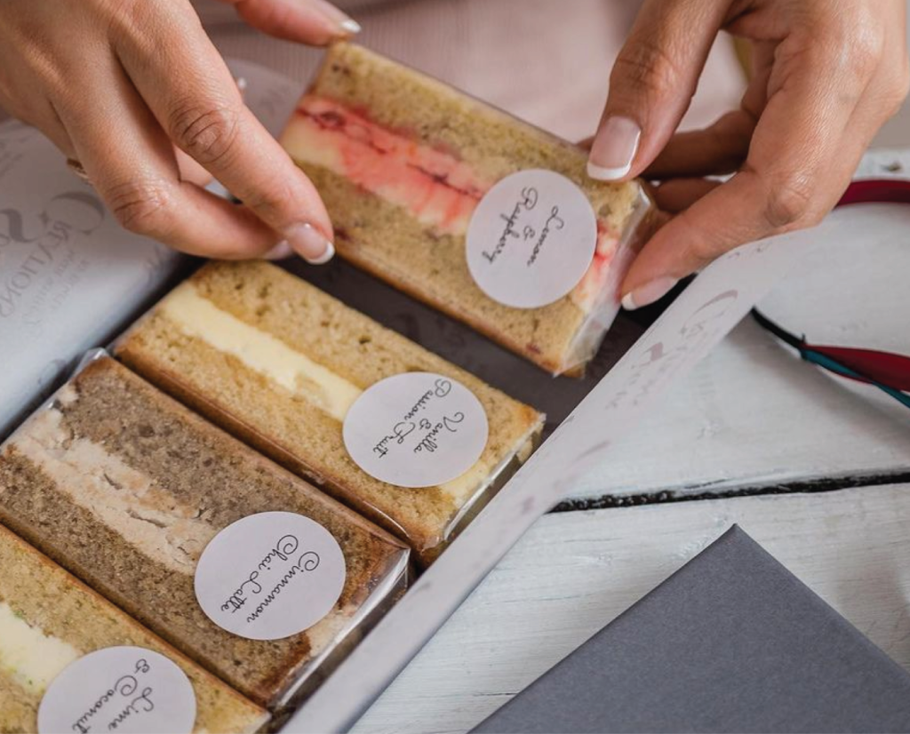 Cake flavours and tasters